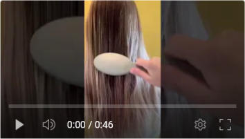 Easy hair brushing with Nativis Conditioning Hairspray